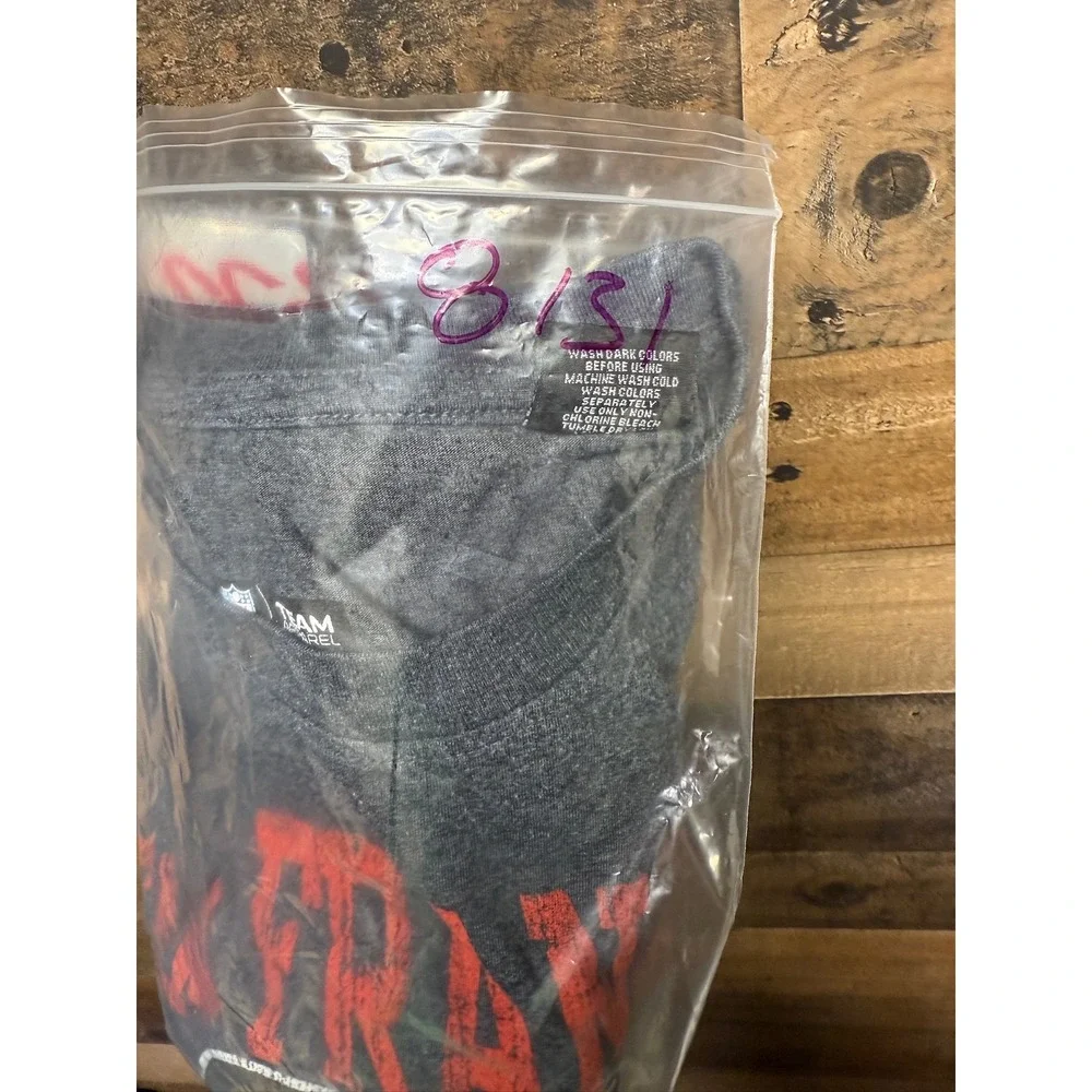 Mens 5XL Big Charcoal‎ Gray Polyester Cotton Blend TShirt Casual Everyday